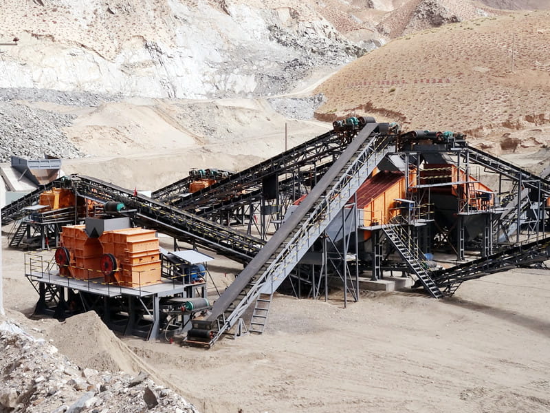 輝長巖砂石生產線